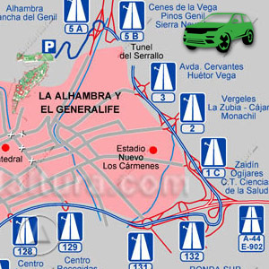 Ruta de las Afueras de Granada a la Alhambra