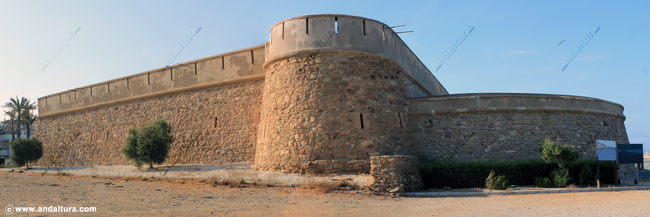 Castillo de las Escobetas o de Jesús Nazareno - Guía Litoral de Garrucha