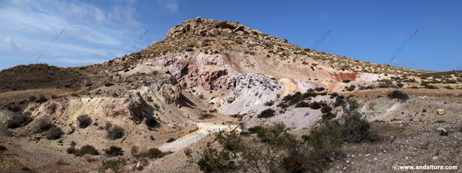 Catas mineras en la Rambla y Valle del Playazo