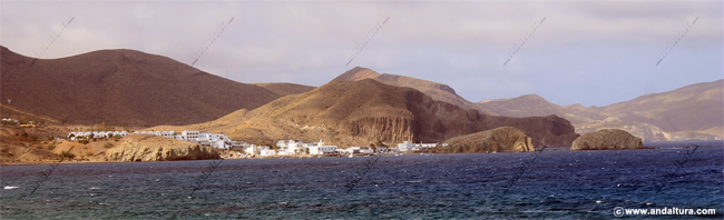 La Isleta, Isleta del Moro, Cerro Lo Guarda y Alto de las Chorreras o Cerro del Carrizalejo - Guía Litoral del Cabo de Gata