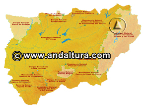 Mapa de los Espacios Naturales de la Provincia de Jaén: Acceso a los Contenidos
