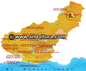 Mapa de los Espacios Naturales de la Provincia de Granada: Acceso a los Contenidos