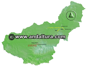 Mapa de las Vías Verdes de la Provincia de Granada: Acceso a los Contenidos