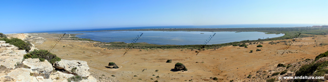 Marismas de las Entinas - Paraje Natural Punta Entinas - Sabinar desde los Alcores