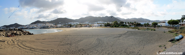 Playa de San José - Ruta de Senderismo por el Sendero Local SL A 103 Loma Pelada - Los Escullos - San José