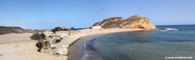 Punto más oriental de Andalucía en la Playa de los Cocedores - Guía del Litoral y Playas de Pulpí