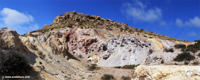 Catas mineras en el Parque Natural Cabo de Gata - Níjar