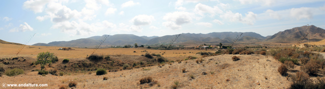 Vertiente norte de la Sierra del Cabo de Gata