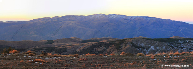 Sierra de Gádor desde Sierra Nevada - Refugio-Vivac La Polarda