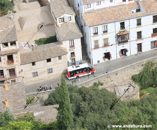 Microbuses urbanos desde la Alhambra - Albaicín