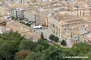 Plaza Nueva desde la Alcazaba de la Alhambra - Albaicín