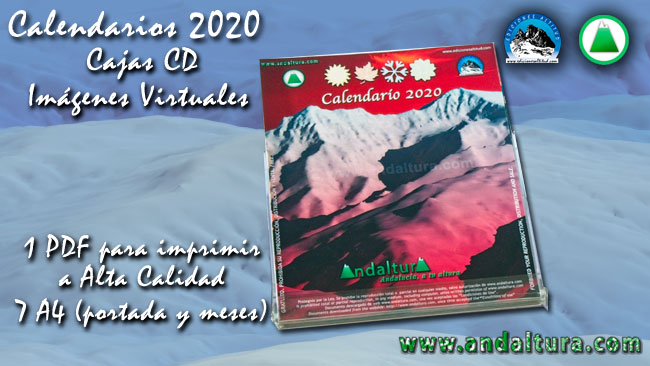 Anuncio Calendarios cajas CD de Imágnes Virtuales en 3D de Andalucía de Andaltura