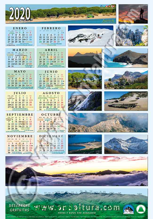 Calendarios Gran Formato de Andaltura