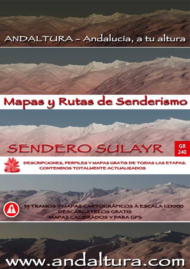 Cartel del Sendero Sulayr - Cartel del Gran Recorrido GR 240