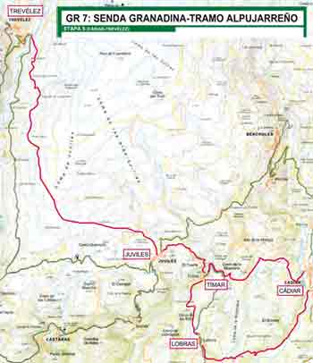 Mapa plagiado y modificado sin permiso por la Alpujarra Turística