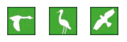 Símbolos de las Rutas Ornitológicas de Andaltura