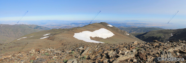 Cerro del Mojón Alto desde el Pico de la Justicia
