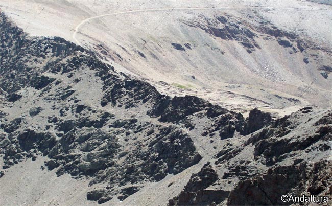 Puntales de los Crestones de río Seco desde el Cerro de los Machos