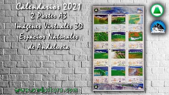 Calendarios 2021 en formato A3 de Imágenes Virtuales en 3D