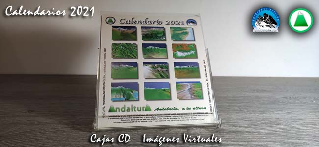 Calendarios para cajas CD de Andaltura