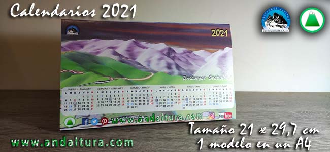 Calendarios 2021 sobremesa