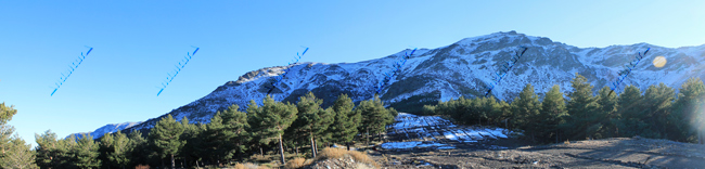 Cerro del Buitre desde el Sendero Sulayr