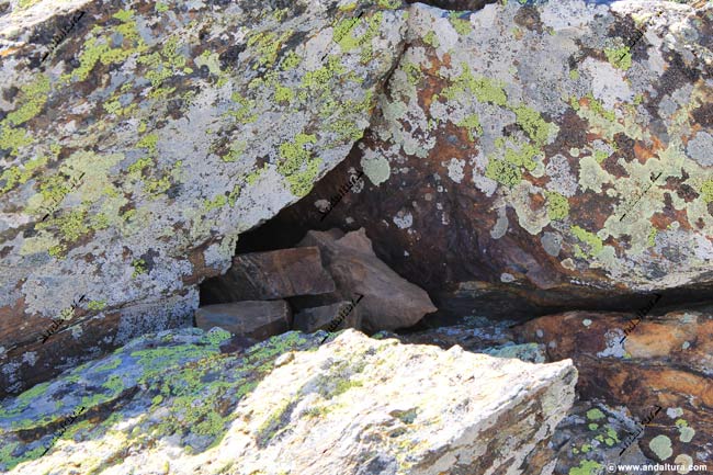 Escondite de un Geocaching en Sierra Nevada