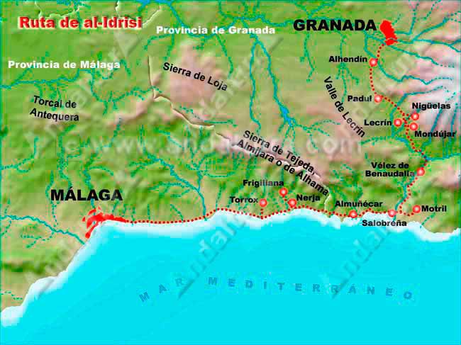 Legado Andalusí: Mapa de la Ruta de al-Idrisi