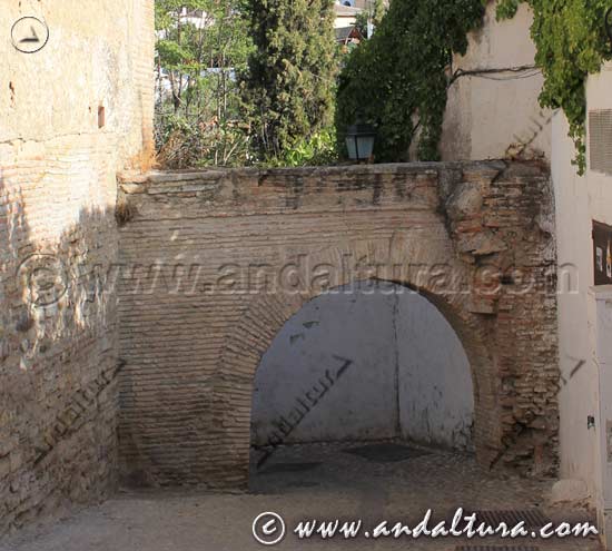 Arcos de las Monjas - Callejero Albaycín noroeste