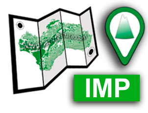 Icono de la Descarga de Archivos IMP de los Mapas Topográficos georefenciados de la Rutas de Senderismo, cicloturistas y BTT por Andalucía
