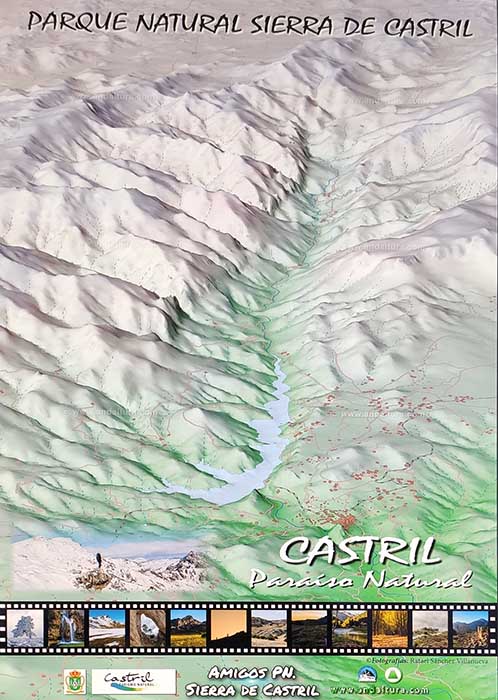 Cartel gran formato Castril Paraiso Natural - Cartel gran formato Parque Natural Sierra de Castril