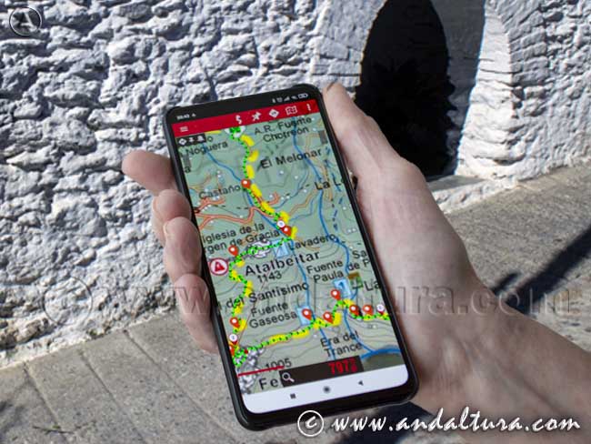 Descarga los Track y Waypoints de las Rutas de Senderismo por Andalucía para aplicaciones móviles