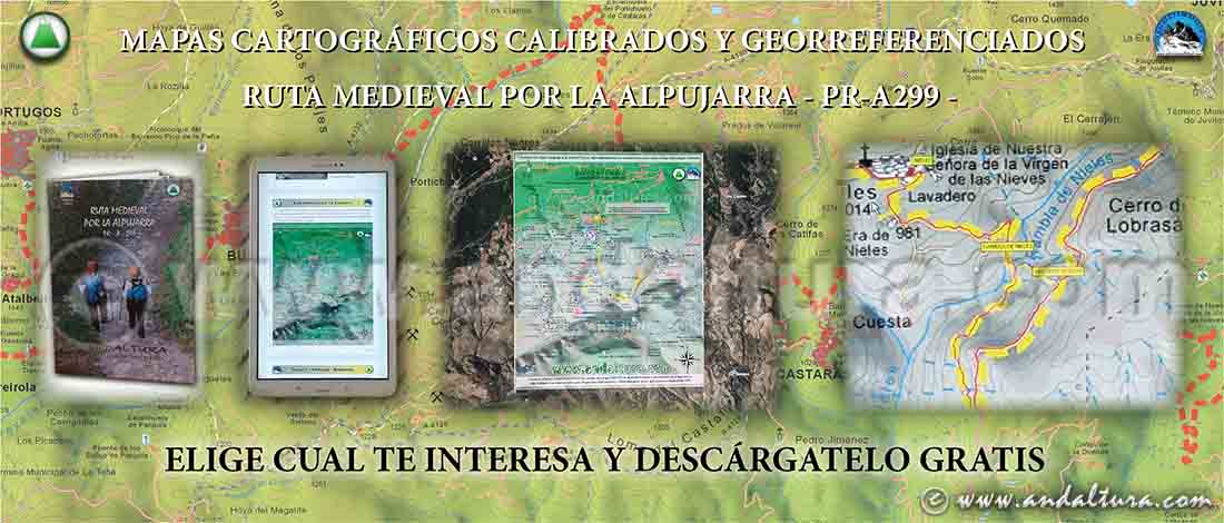 Anuncio Mapas Senderismo Ruta Medieval Alpujarra