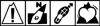 Iconos de la valoración MIDE de los Tramos oficiales del Gran Recorrido GR 240 - Sendero Sulyar por Sierra Nevada