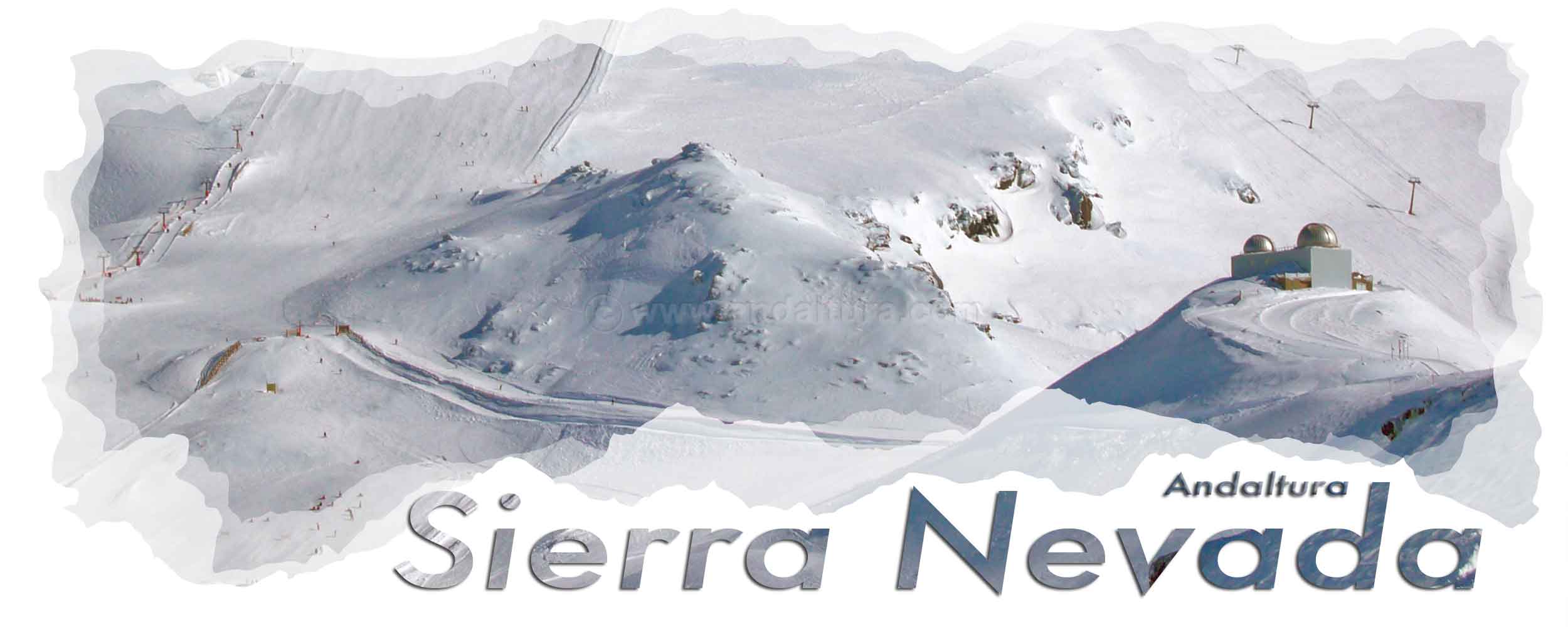Observatorio de Sierra Nevada y Collado de la Laguna - Cabecera Áreas Esquiables Estación de Esquí Sierra Nevada