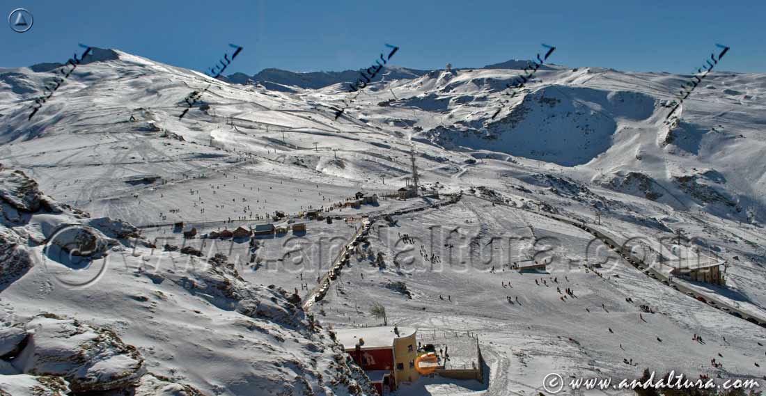 Hoya de la Mora y Estación de Esquí Sierra Nevada