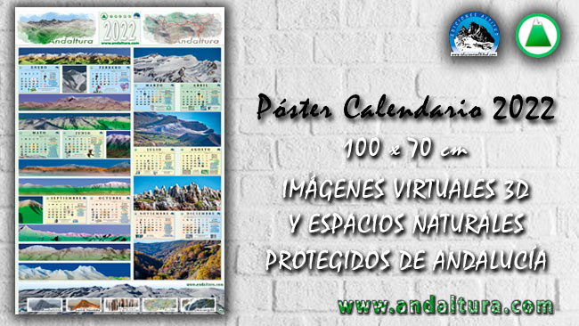 PDF Calendarios para de Gran Formato de Espacios Naturales de Andalucía para imprimir a Alta Calidad