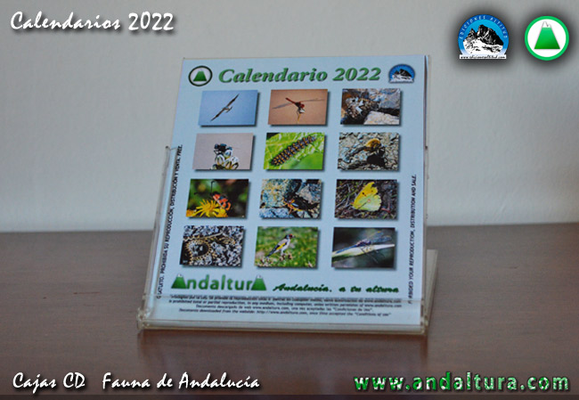 Anuncio Calendarios caja CD de la Fauna de Andalucía