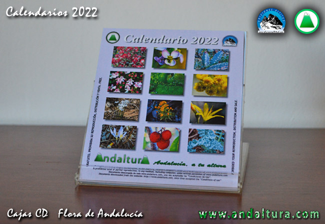 Anuncio Calendarios caja CD de la Flora de Andalucía