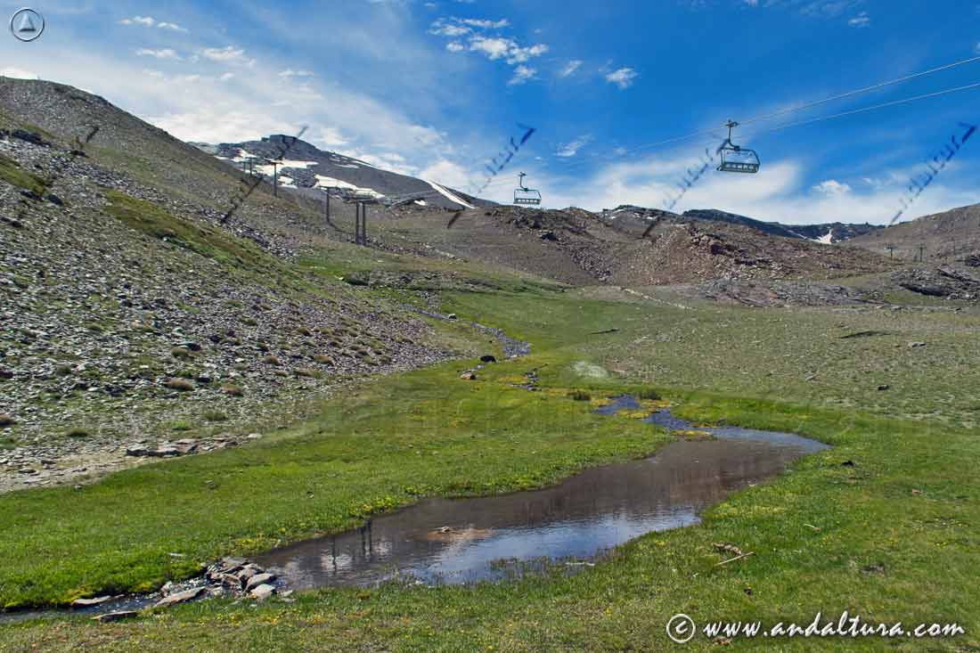Lagunas olvidadas de Sierra Nevada en el Valle de Monachil, en la Estación de Esquí Sierra Nevada