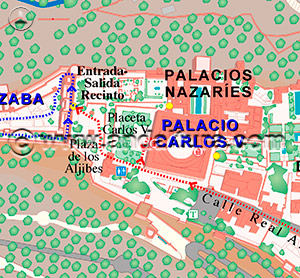 Accede sobre el Mapa de la Alhambra para conocer los Turnos y Combinaciones durante los primeros turnos
