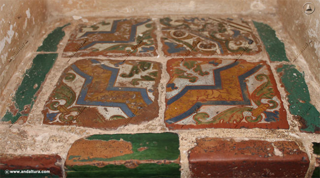 Detalle Mosaico de la Taca del Salón Regio