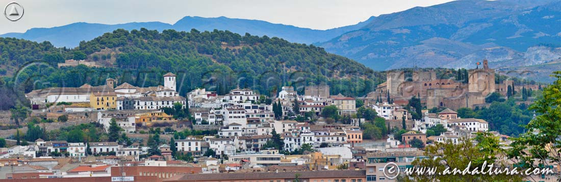 Accede a los contenidos de las Panoramicas y vistas desde el Albaycín de la Alhambra y el Generalife
