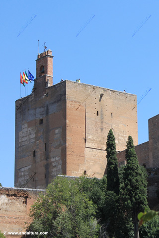 La Torre de la Vela desde Torres Bermejas