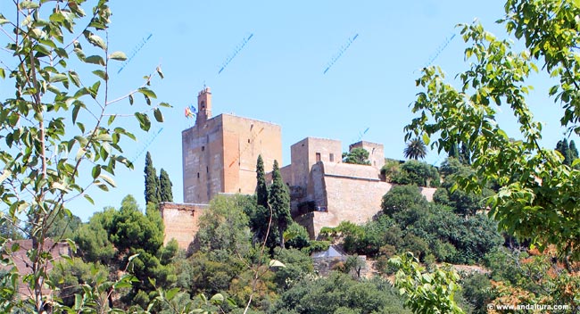 Torres de la Alhambra desde Torres Bermejas