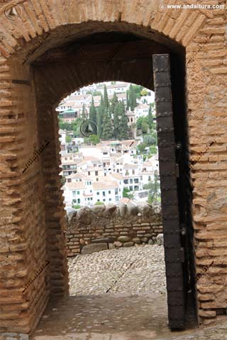 Barrio del Albaycín - Albaicín desde el Postigo de la Puerta de las Armas