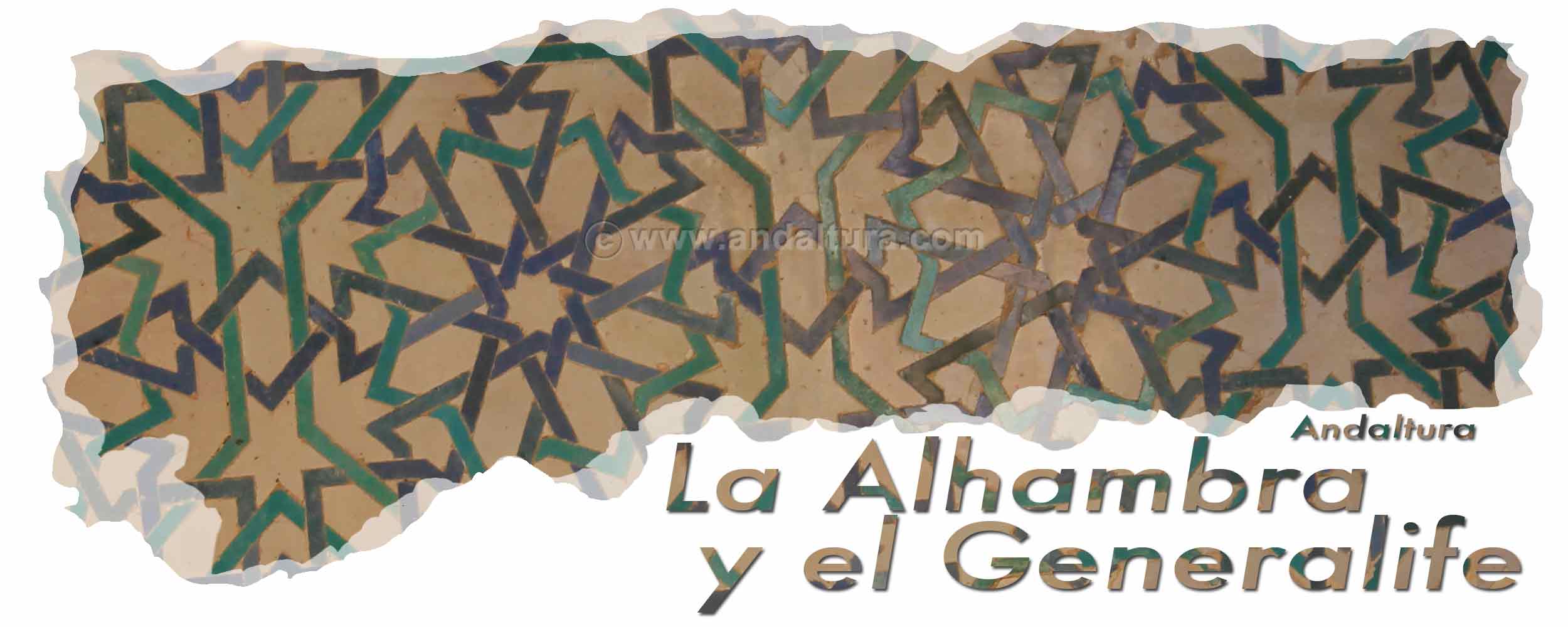 Cabecera de la Torre de las Cabezas - Azulejos del Palacio del Partal de la Alhambra