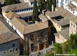 Casa de Castril desde la Torre de la Vela de la Alhambra