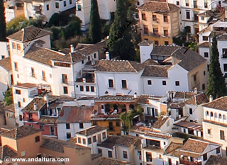 Casa de Porras desde la Torre de la Vela de la Alhambra