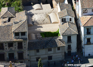 El Bañuelo, ruta de la Dobla de oro, desde la Torre de la Vela de la Alhambra